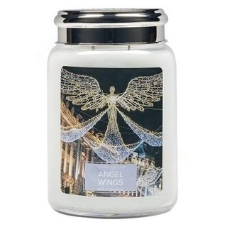 Village Candle Velká vonná svíčka ve skle Angel Wings 645g - Andělská křídla