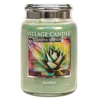 Village Candle Velká vonná svíčka ve skle Awaken 645g