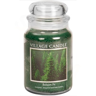 Village Candle Velká vonná svíčka ve skle Balsam Fir 645g