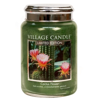 Village Candle Velká vonná svíčka ve skle Cactus Flower 645g