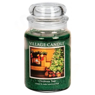 Village Candle Velká vonná svíčka ve skle Christmas Tree 645g - Vánoční stromeček