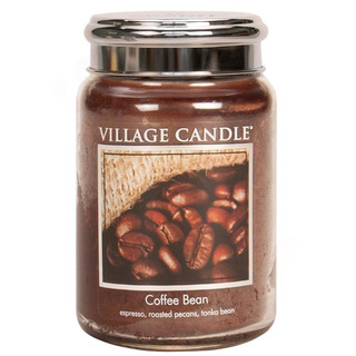 Village Candle Velká vonná svíčka ve skle Coffee Bean 645g - Zrnková káva