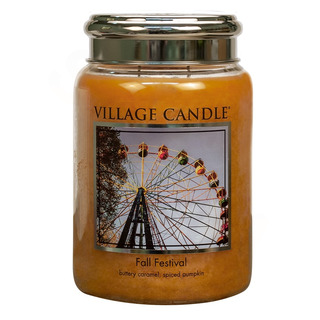 Village Candle Velká vonná svíčka ve skle Fall Festival 645g - Podzimní slavnost
