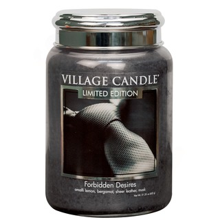 Village Candle Velká vonná svíčka ve skle Forbidden Desires 645g