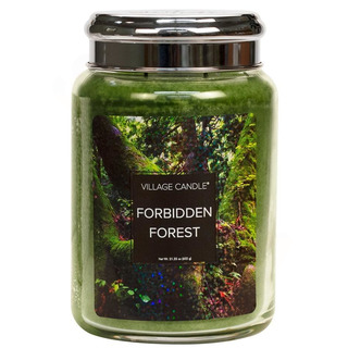 Village Candle Velká vonná svíčka ve skle Forbidden Forest 645g - Zapovězený les