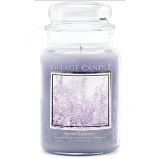 Velká vonná svíčka ve skle Frosted Lavender 645g