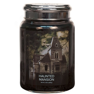 Village Candle Velká vonná svíčka ve skle Haunted Mansion 645g - Strašidelný dům