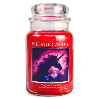 Village Candle Velká vonná svíčka ve skle Magical Unicorn 645g - Magický jednorožec