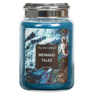 Village Candle Velká vonná svíčka ve skle Mermaid Tales 645g - Příběhy mořských pannen