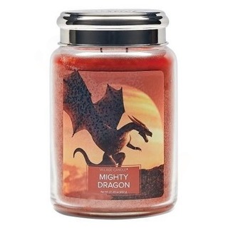 Village Candle Velká vonná svíčka ve skle Mighty Dragon 645g - Mocný drak