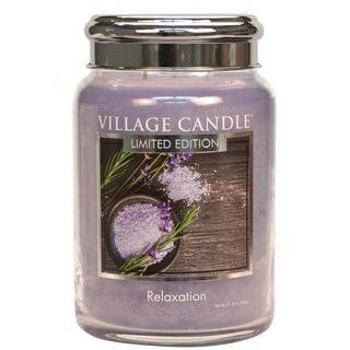 Village Candle Velká vonná svíčka ve skle Relaxation 645g