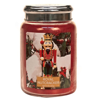 Village Candle Velká vonná svíčka ve skle Royal Nutcracker 645g - Královský louskáček