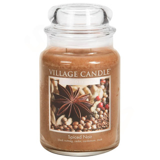 Village Candle Velká vonná svíčka ve skle Spiced Noir 645g - Koření života
