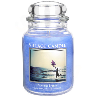 Village Candle Velká vonná svíčka ve skle Summer Breeze 645g - Letní vánek