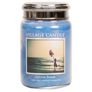 Village Candle Velká vonná svíčka ve skle Summer Breeze 645g - Letní vánek