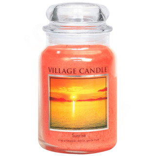 Village Candle Velká vonná svíčka ve skle Sunrise 645g - Východ slunce
