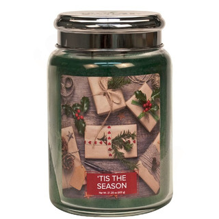Village Candle Velká vonná svíčka ve skle ´Tis the Season 645g - Sváteční čas