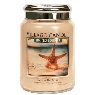 Village Candle Velká vonná svíčka ve skle Toes In The Sand 645g