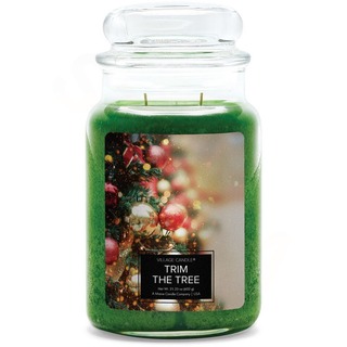 Village Candle Velká vonná svíčka ve skle Trim The Tree 645g