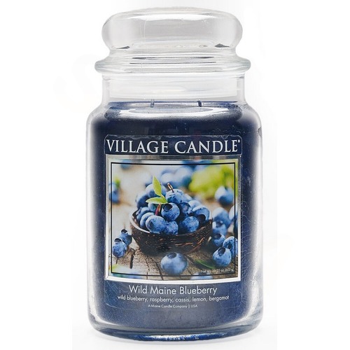 Velká vonná svíčka ve skle Wild Maine Blueberry 645g
