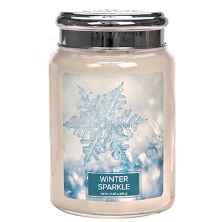 Village Candle Velká vonná svíčka ve skle Winter Sparkle 645g - Zimní třpyt