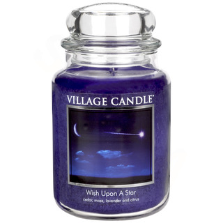 Village Candle Velká vonná svíčka ve skle Wish Upon A Star 645g - Padající hvězda