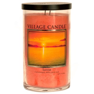 Village Candle Vůně měsíce květen 2020 - vonná svíčka ve skle Sunrise 538g - Východ slunce