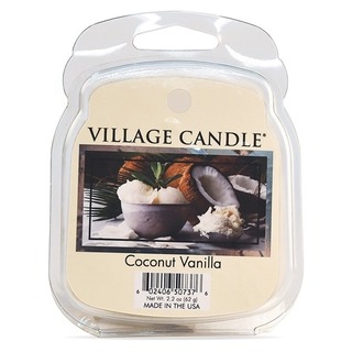 Village Candle Vonný vosk Coconut Vanilla 62g - Kokos a vanilka