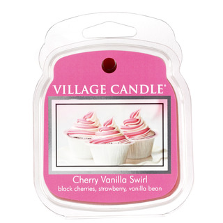 Village Candle Vonný vosk Cherry Vanilla Swirl 62g - Višeň a vanilka