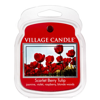 Village Candle Vonný vosk Scarlet Berry Tulip 62g - Tulipány