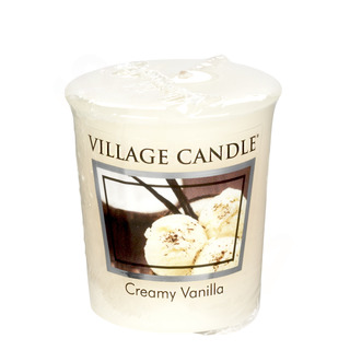 Village Candle Votivní svíčka Creamy Vanilla 57g - Vanilková zmrzlina