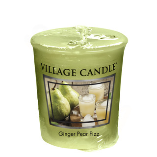 Village Candle Votivní svíčka Ginger Pear Fizz 57g - Hruškový fizz se zázvorem