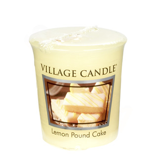 Village Candle Votivní svíčka Lemon Pound Cake 57g - Citronový koláč