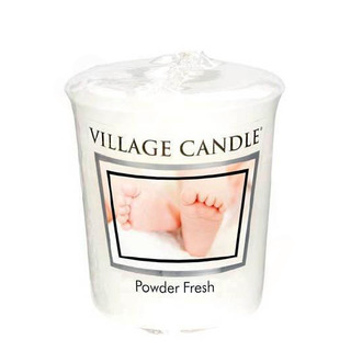 Village Candle Votivní svíčka Powder Fresh 57g - Pudrová svěžest