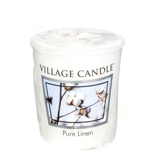 Village Candle Votivní svíčka Pure Linen 57g - Čisté prádlo