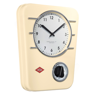 Wesco 322401-23 retro mandlové závěsné hodiny s minutkou